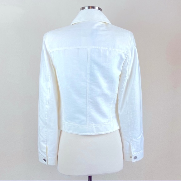 Javier Simorra White Jean Jacket - Picture 5 of 13